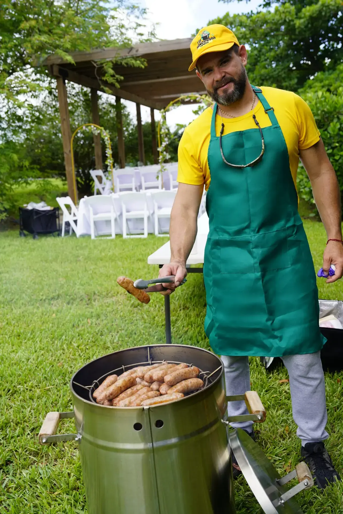 El esposo, parte del equipo de Tu Sancocho Express